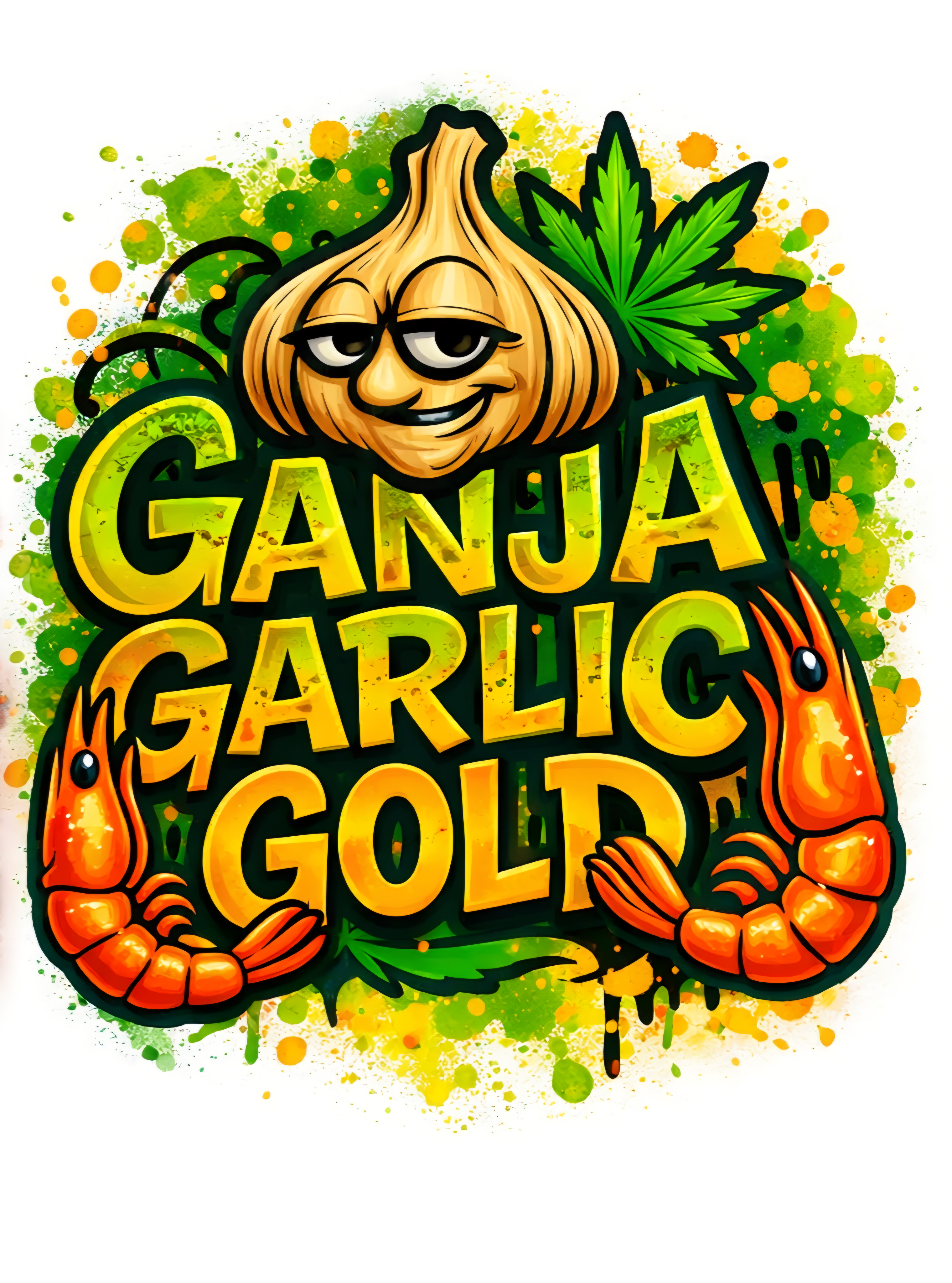 2 Bottle Pack GANJA GARLIC 🧄 GOLD 2 12oz bottles