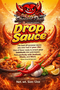 DROP SAUCE 12oz bottle Single Bottle